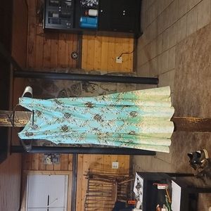 Teal dress